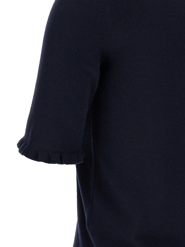 Valentino Garavani Valentino Garavani Vg Embroidery Top Tops - Blue | a2f1166041c94037728ba57e73fc0d712ddbe775