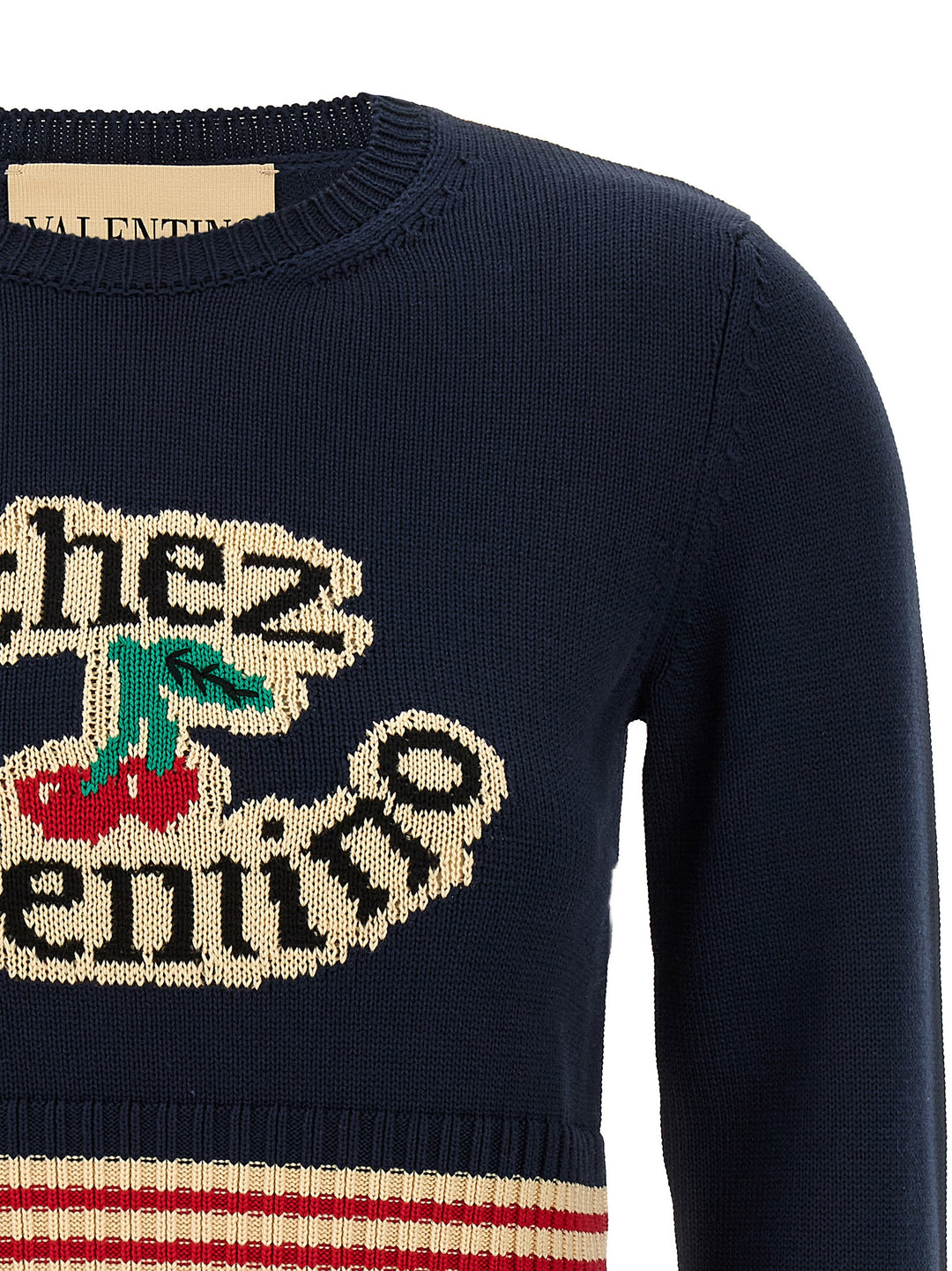 Valentino Garavani Chez Valentino Sweaters and Cardigans - Blue | c46ed3fc11f7cc3b7a7c89f9bd179c9c92220962