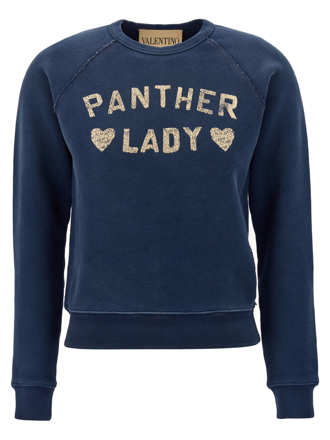 Valentino Garavani Panther Lady Sweatshirt - Blue | 42df23601f66f8d4dff73471386068f7f6321071