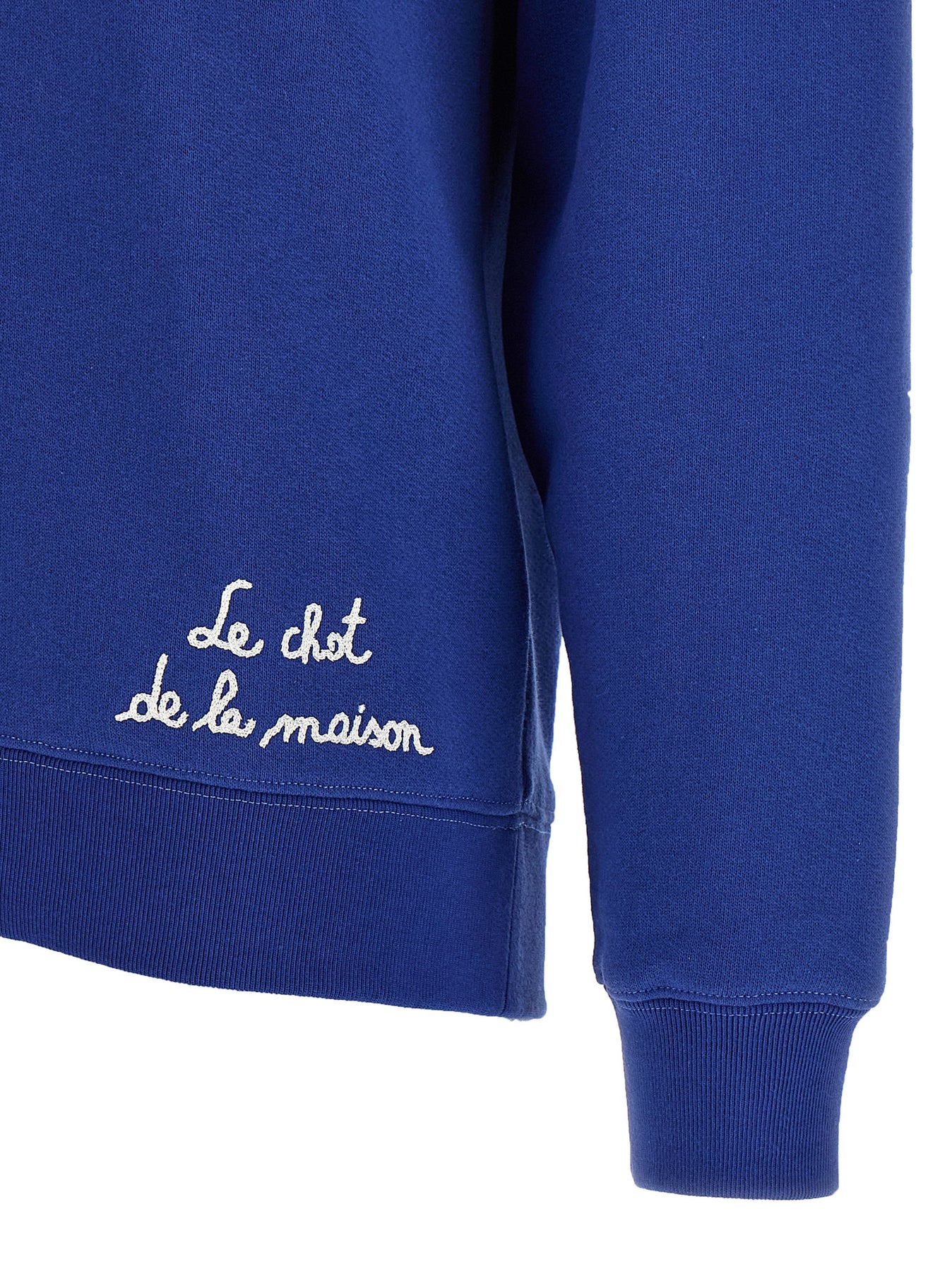 Valentino Garavani Chat De La Maison Sweatshirt - Blue | 3028df94d5c055b582f73d3281bc569e51118db7