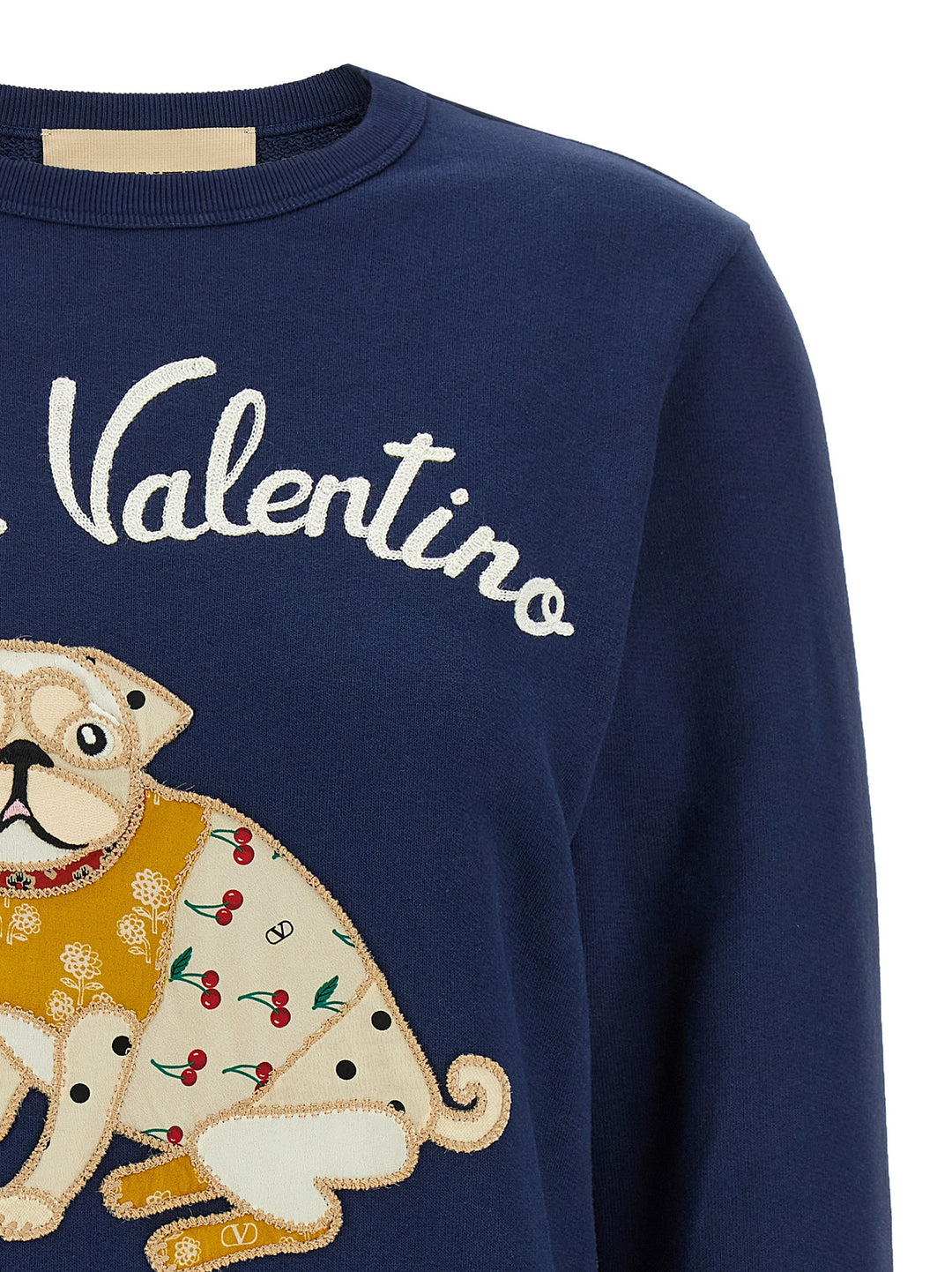 Valentino Garavani Chez Valentino Sweatshirt - Blue | c3513303b1540ac61f9987dabdec3687f33c41ac
