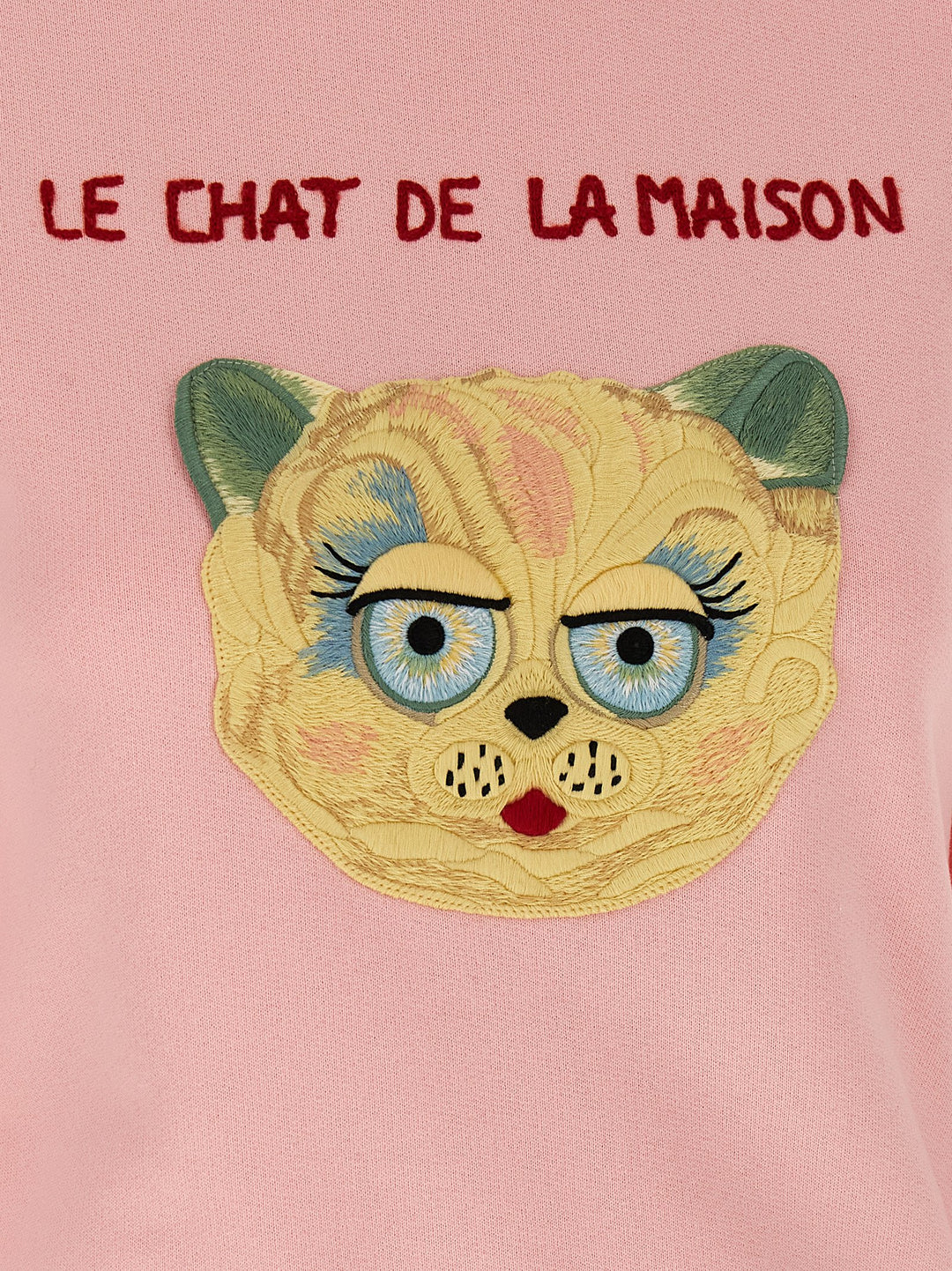 Valentino Garavani Le Chat De La Maison Sweatshirt - Pink | cad0d65ab87960c2756bcfec3fecf4a66fb8d93c