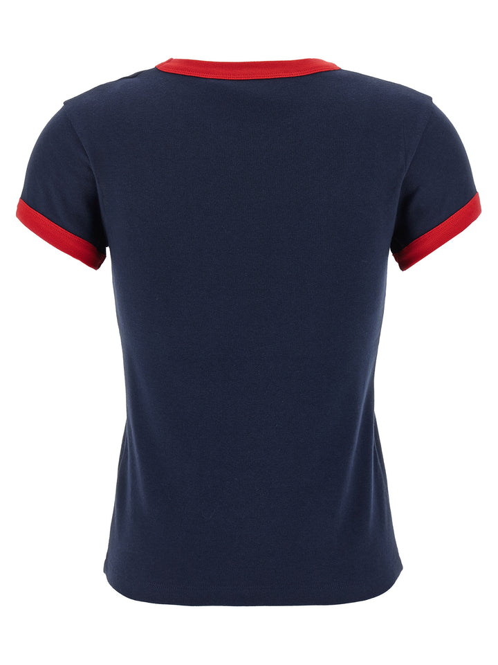 Valentino Garavani Chez Valentino T-shirt - Blue | a59a7836dc1864113c0f07b6042a8b9f054658aa