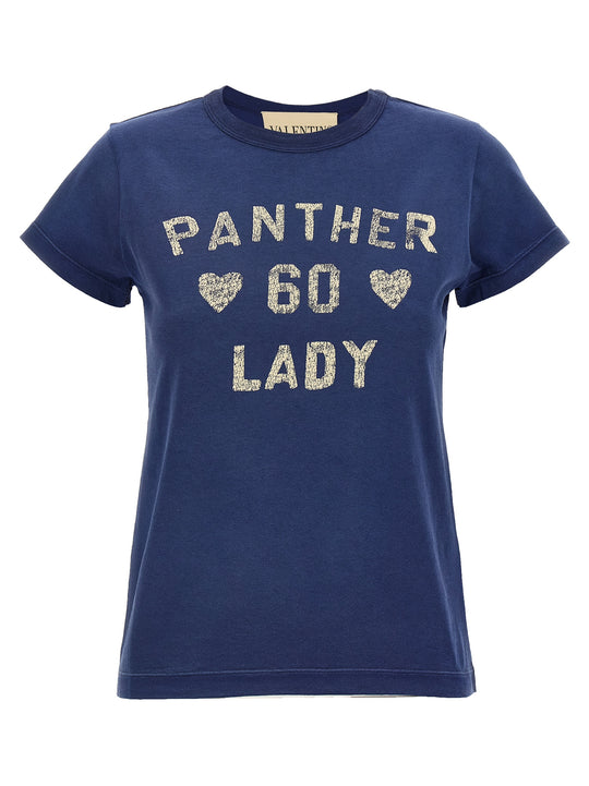 Panther Lady T-Shirt Blue