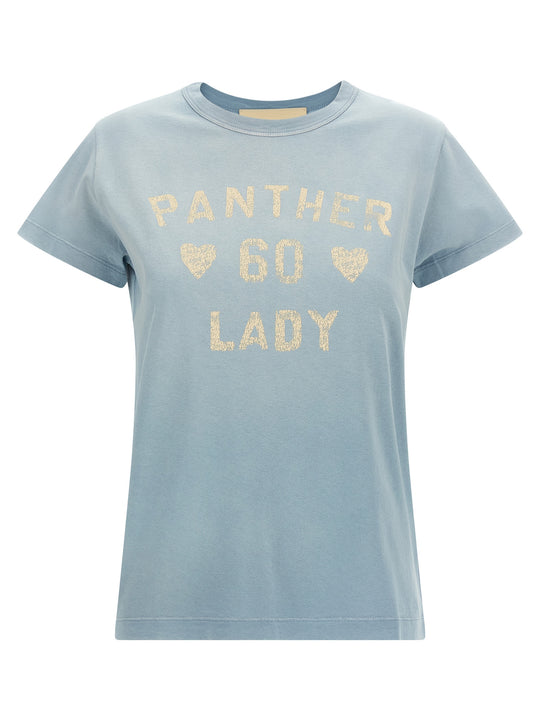 Panther Lady T-Shirt Light Blue