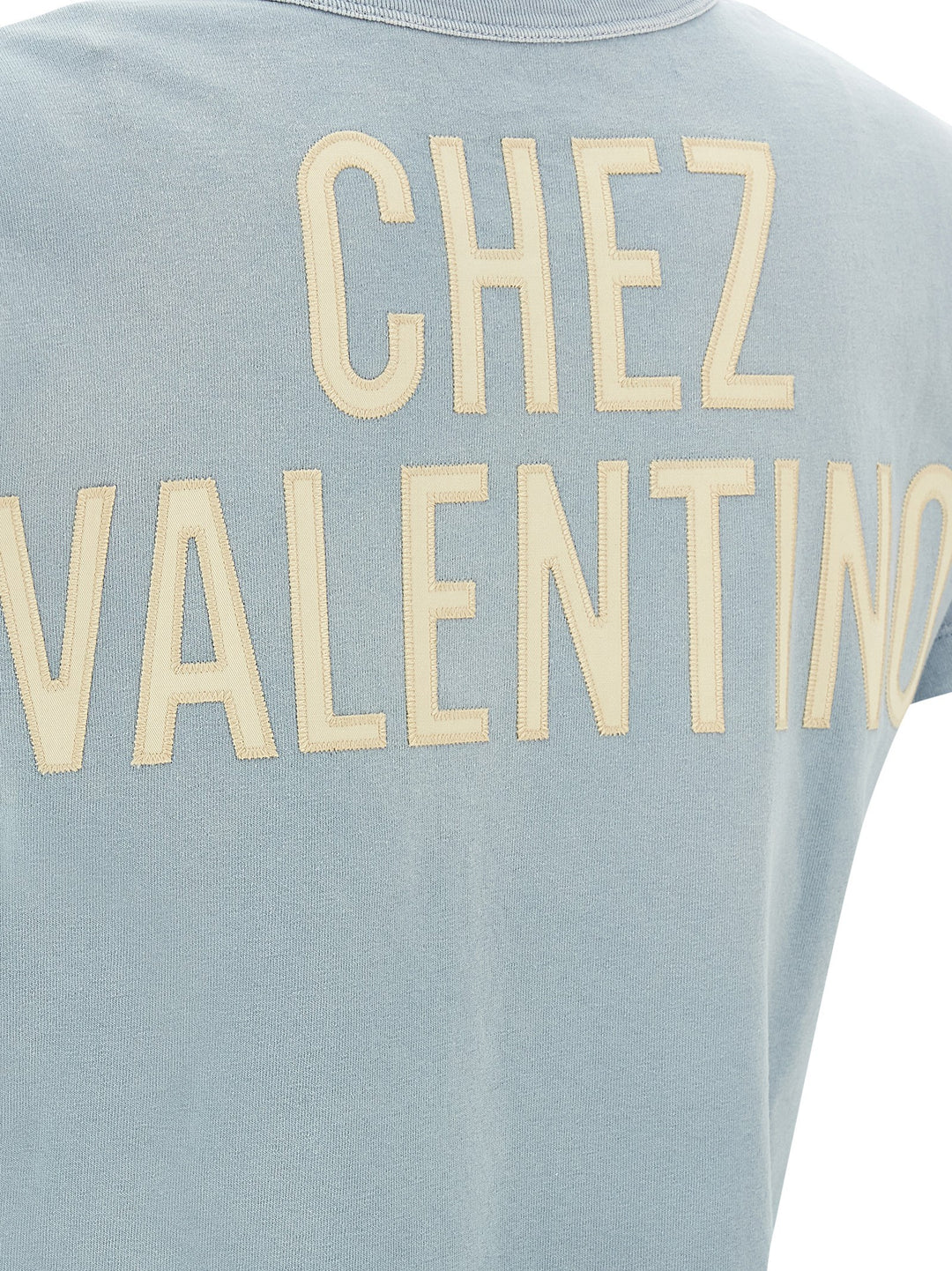 Valentino Garavani Panther Lady T-shirt - Light Blue | 7ff3a5d12d40fd8da2185007d01db81bb26ed8dc
