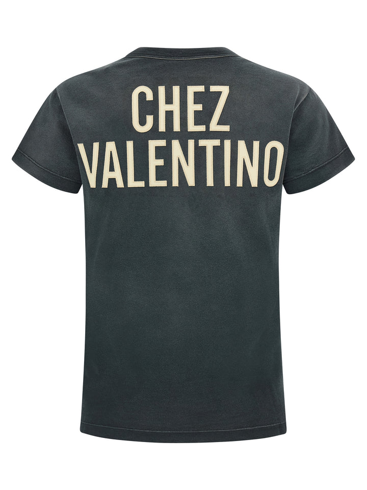 Valentino Garavani Panther Lady T-shirt - Gray | deaaa31028b8aaa813d50d526bf0cd28020b9cab