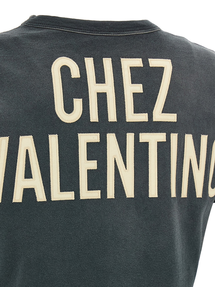 Valentino Garavani Panther Lady T-shirt - Gray | 0aae6e3dc25d0a8134973f21a211b4bcf38307ea