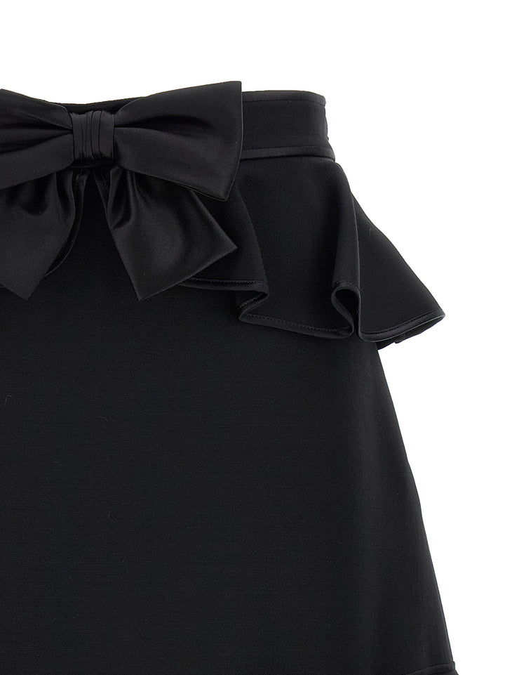 Valentino Garavani Valentino Garavani Crepe Couture Skirt Skirts - Black | 1868f08cbfde27086116b0f0f7260456f8bf8e56