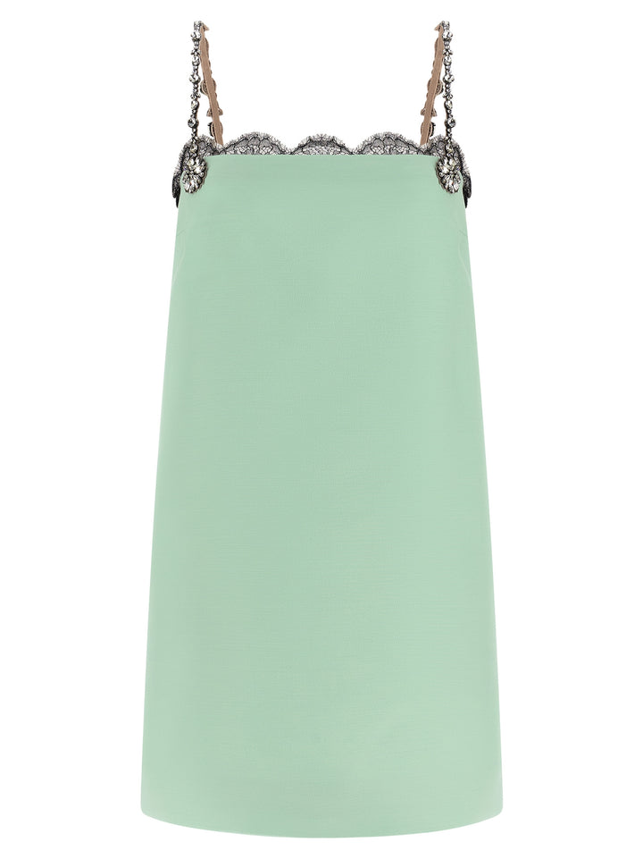 Valentino Garavani Valentino Garavani Crystal Embroidery Dress Dresses - Green | ee886189872018923692c542d1418084b25b017f