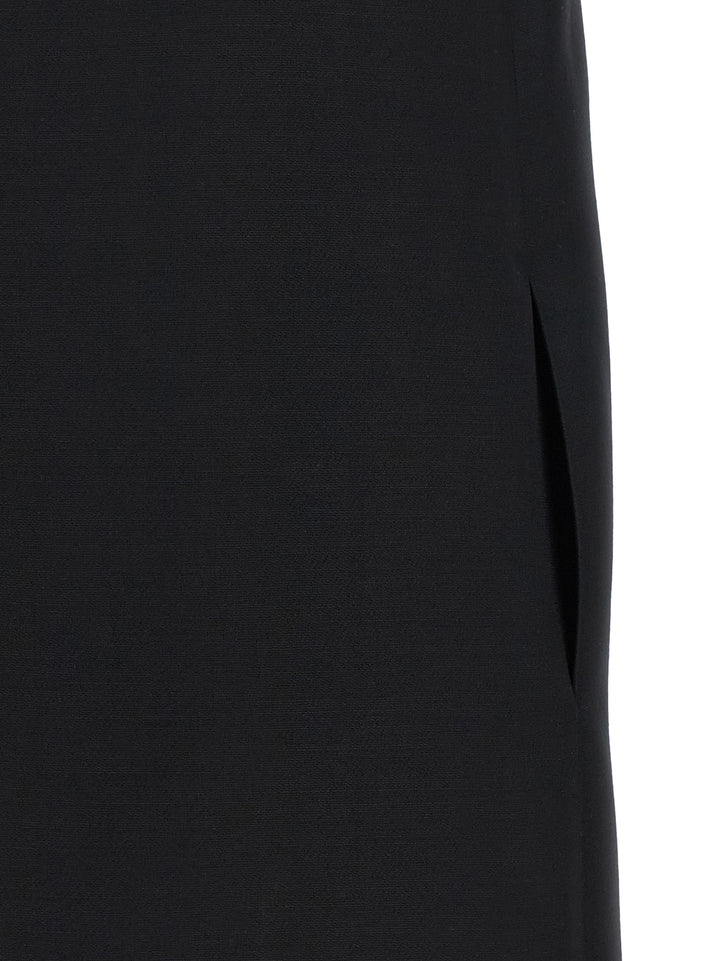 Valentino Garavani Valentino Garavani Crystal Embroidery Dress Dresses - Black | 2c7d2ad23221eb34e365003c1a7f9236e0800123