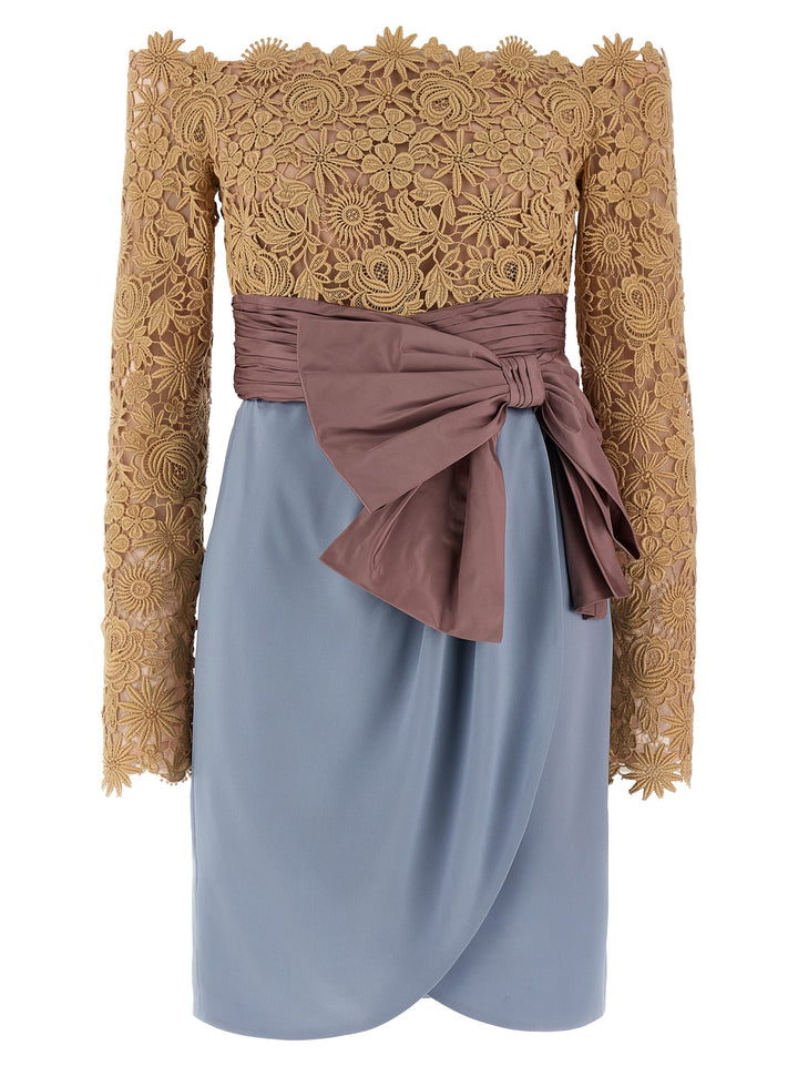 Valentino Garavani Fleur A Jours Flower Mix Dresses - Multicolor | db0873a1472218cef34782133b6d4ac1dd7982e1