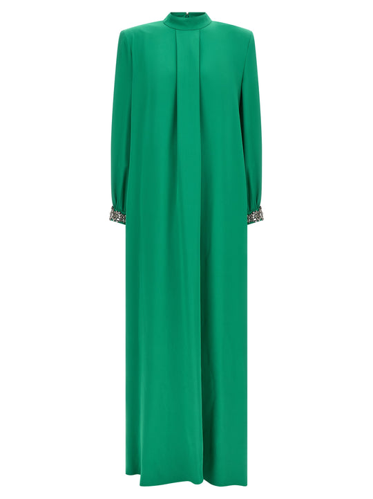 Valentino Garavani Cady Couture Dress Dresses Green