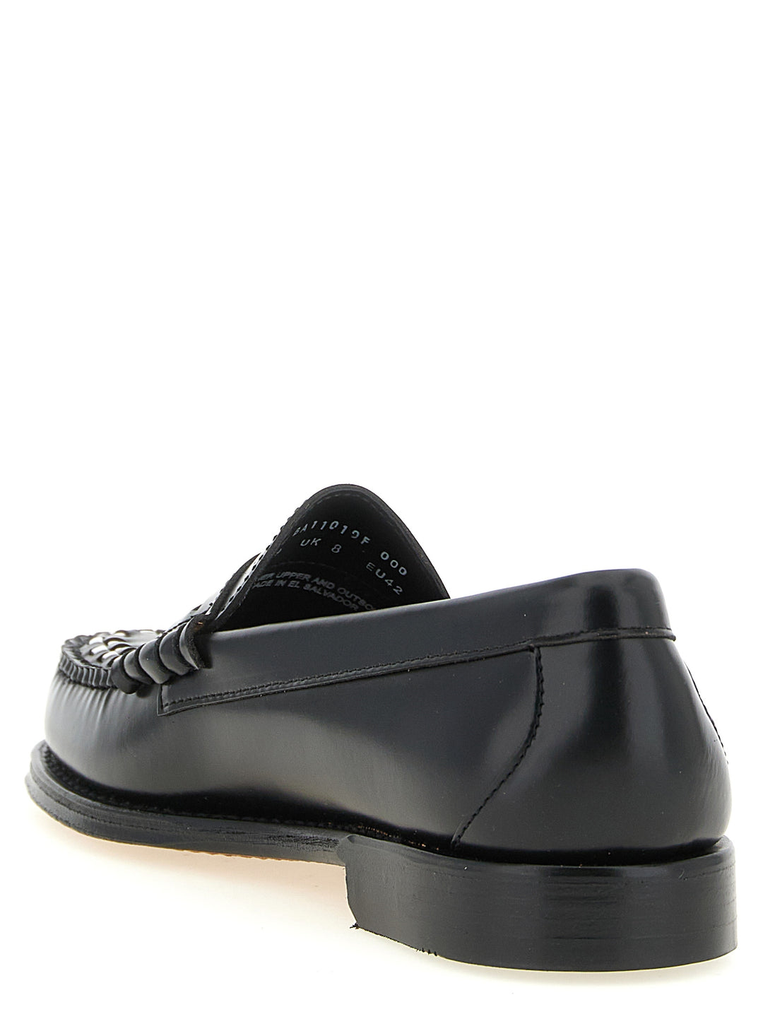 G.H. Bass Weejuns Larson Weave Loafers - White/Black | bd5c4b5088ffa8611028bfb127b8894ed2b33c1e