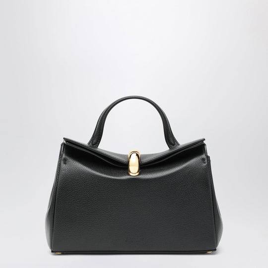 Handbag Le Petit Valérie In Black Goat Leather