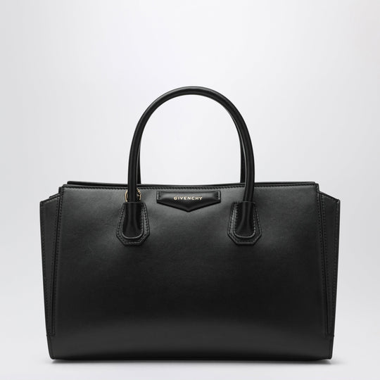 Black Antigona Catchall Leather Bag