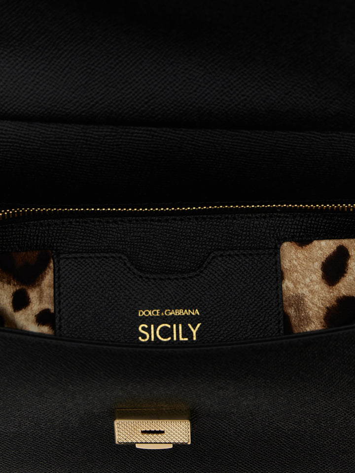 Dolce & Gabbana Sicily Hand Bags - Black | f80c00def8c31777e7222f411bf7c6e5b45b3c53
