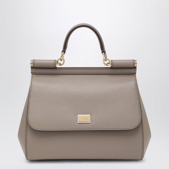 Large Mud Colour Sicily Hand Bag