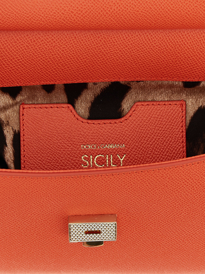 Dolce & Gabbana Sicily Hand Bags - Orange | 7af066c3643ad7f8e1bec3f2dbaba032255a2ff3