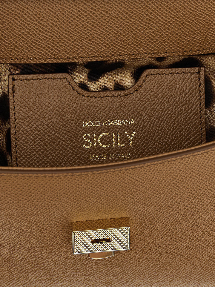 Dolce & Gabbana Sicily Hand Bags - Brown | 295a8ec2942c5ab1e66d5db5b962bb24d6c8b1b7
