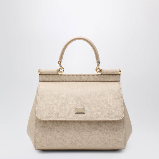 Medium Sicily Handbag In Nude Pink