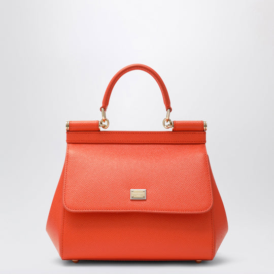 Medium Orange Sicily Handbag