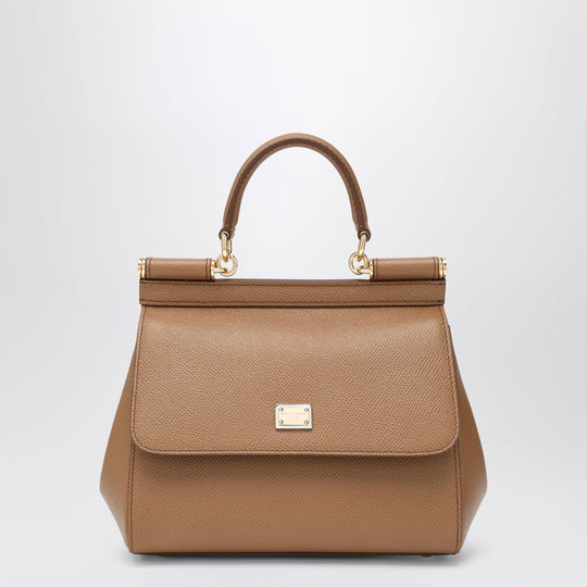 Medium Caramel Sicily Hand Bag