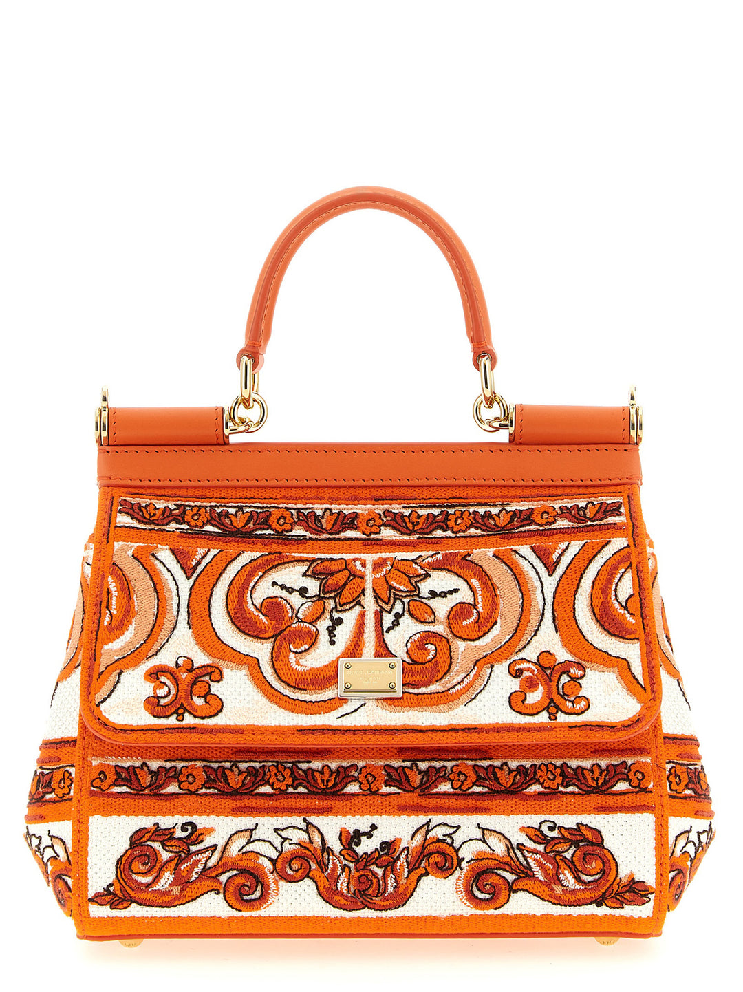 Dolce & Gabbana Sicily Hand Bags - Orange | 98b53b8527297f04a84c18fbf00f0e83a6a0a2ad