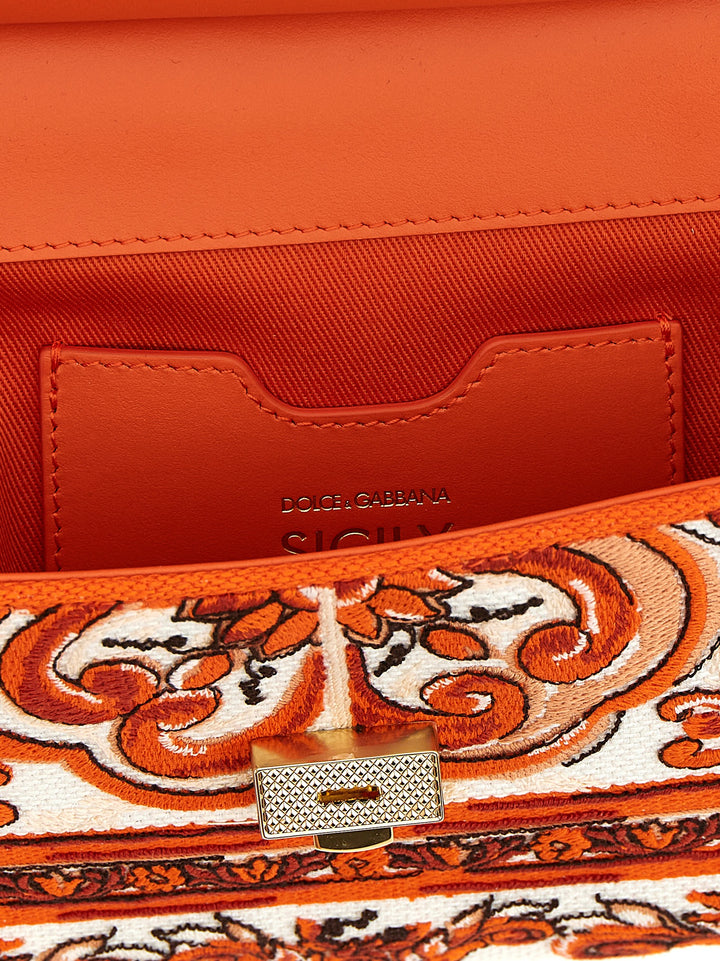 Dolce & Gabbana Sicily Hand Bags - Orange | 65c1fdc8eb02de39b060321d14a9bc925f78ebdd