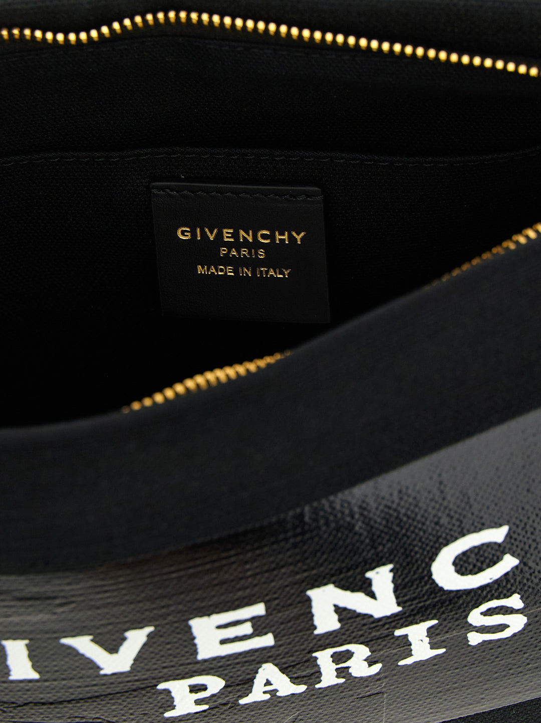 Givenchy Givenchy Tape Clutch - Black | 9f9430b5fd67ceb15e4d1b416da44a784097ab27