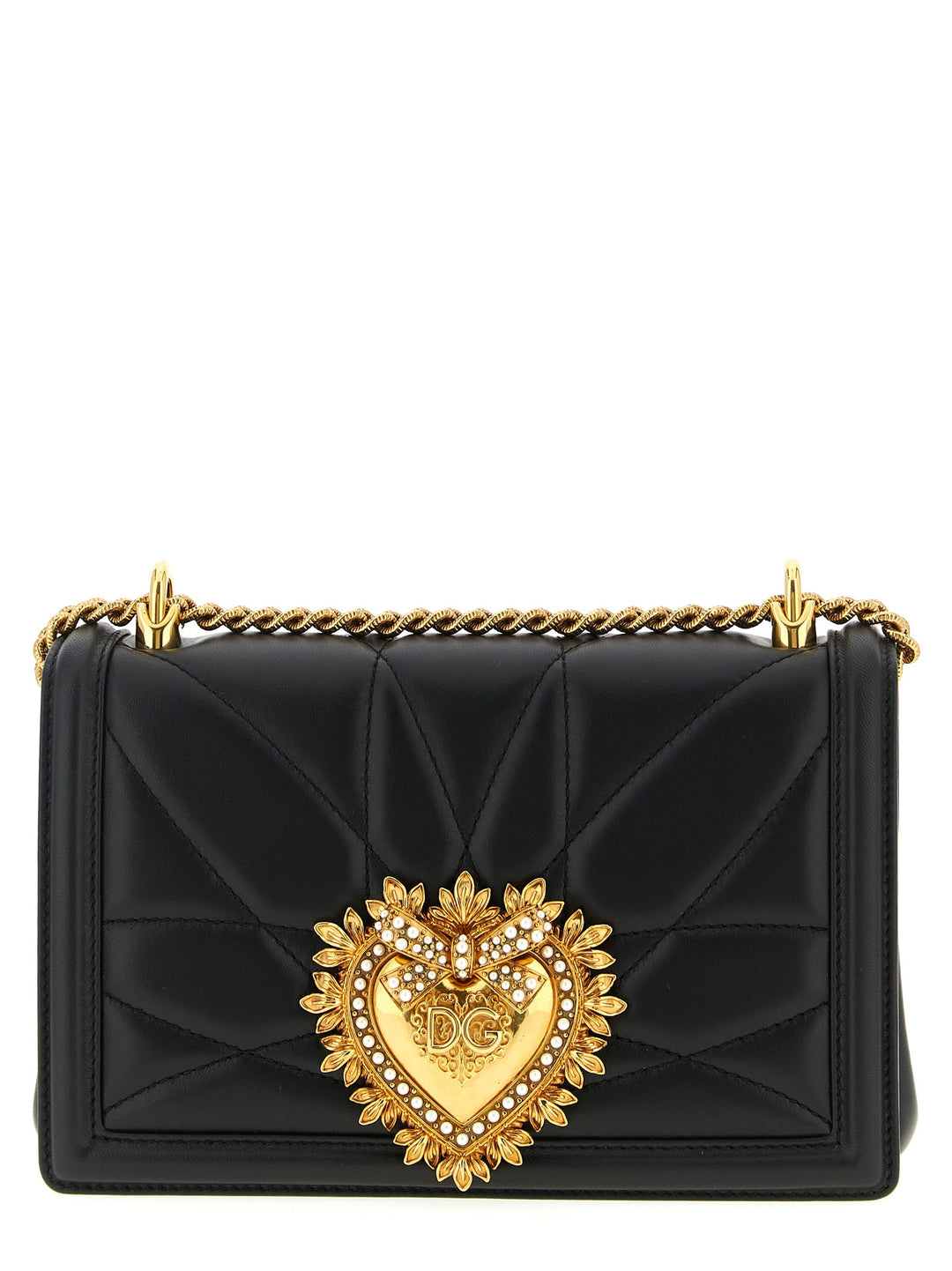 Dolce & Gabbana Devotion Bag Crossbody Bags - Black | 5e05206515db385742aba334fc272937d05ad04d