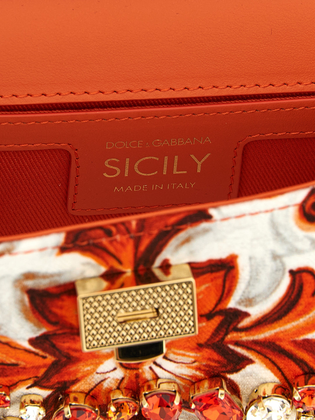 Dolce & Gabbana Sicily Hand Bags - Orange | f7ffe3caf046513caf660e087cf9139f9629fccf