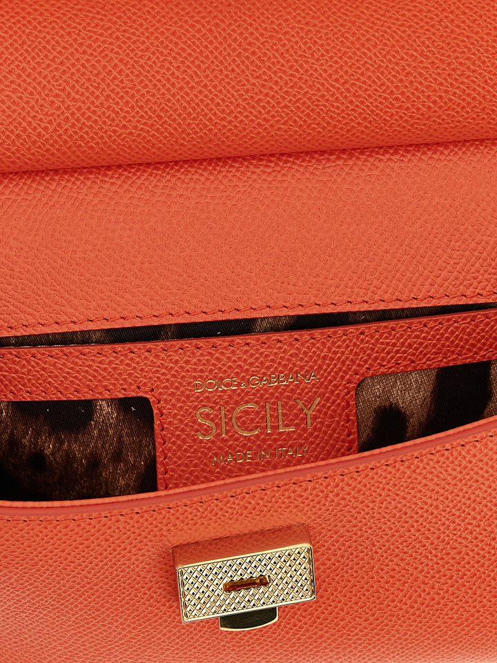 Dolce & Gabbana Sicily Hand Bags - Orange | d5279af385ff1a0390dc69652e19f38de10eb4a5