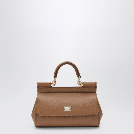 Small Sicily Handbag In Caramel
