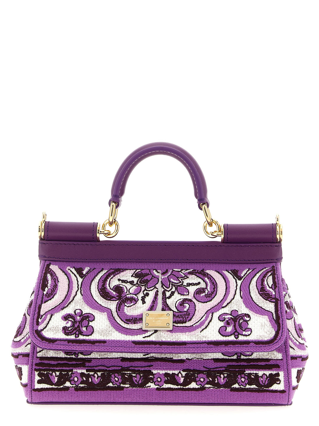 Dolce & Gabbana Sicily Hand Bags - Purple | 3c28b4a19369e7fed1839b35dbc47c447d9f31f1