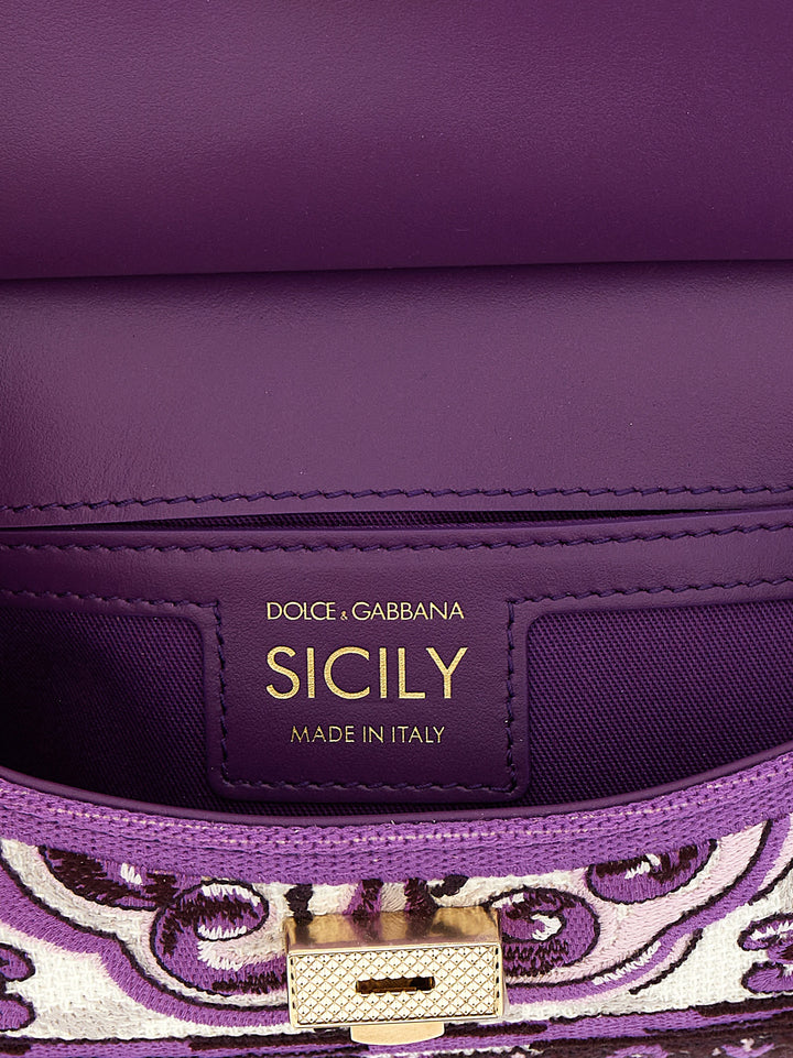 Dolce & Gabbana Sicily Hand Bags - Purple | 57cb6647edca1b1854843f0d778b959b937e08a2