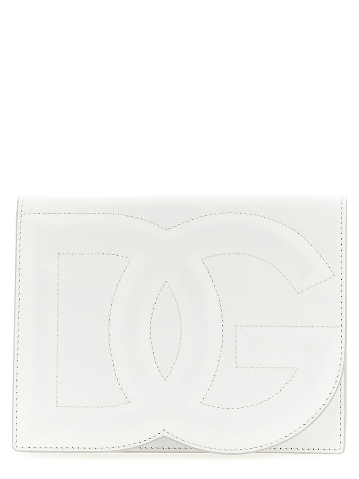 Dolce & Gabbana Logo Crossbody Bag Crossbody Bags - White | 5efdd99f18ce452fe5bdb5914d9cd75f7807ef05