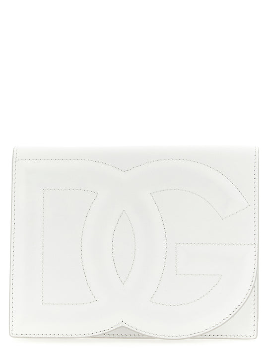 Logo Crossbody Bag Crossbody Bags White
