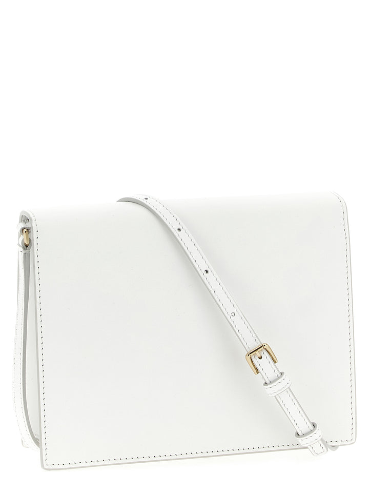 Dolce & Gabbana Logo Crossbody Bag Crossbody Bags - White | 89b4c22d33ad4ae51d536b68d09f9fdc77ece280