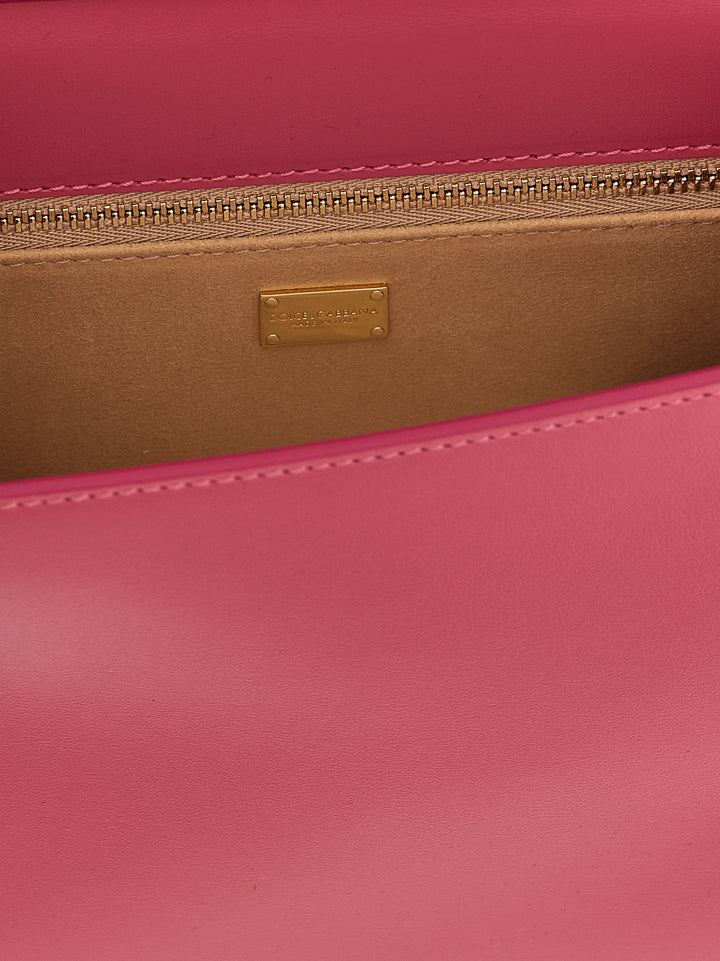 Dolce & Gabbana Logo Crossbody Bag Crossbody Bags - Fuchsia | 61e0f5db4305da8292c027602dfc33425b0913bc