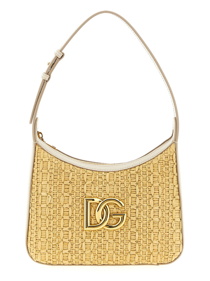 Dolce & Gabbana Crochet Shoulder Bag Shoulder Bags - Beige | 3d36b0e43f005e6529da7cb36d6d6a7234c505cd