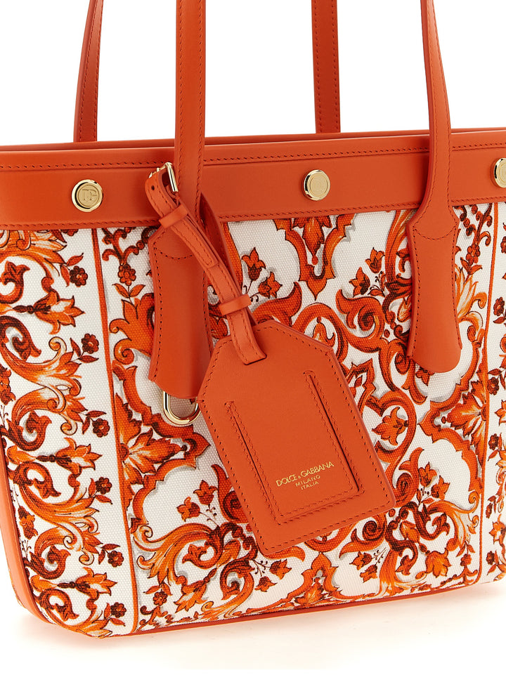 Dolce & Gabbana Atene Tote Bag - Orange | 6e4ee468b0cc3425adbcbb407127dcfb47115265