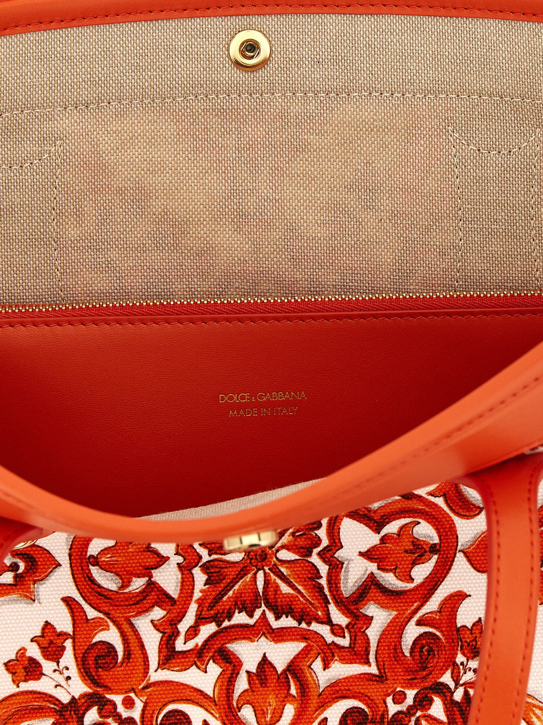 Dolce & Gabbana Atene Tote Bag - Orange | af6d5cd9b0ecbcf5e1ac4fa8538731fe3edd1491
