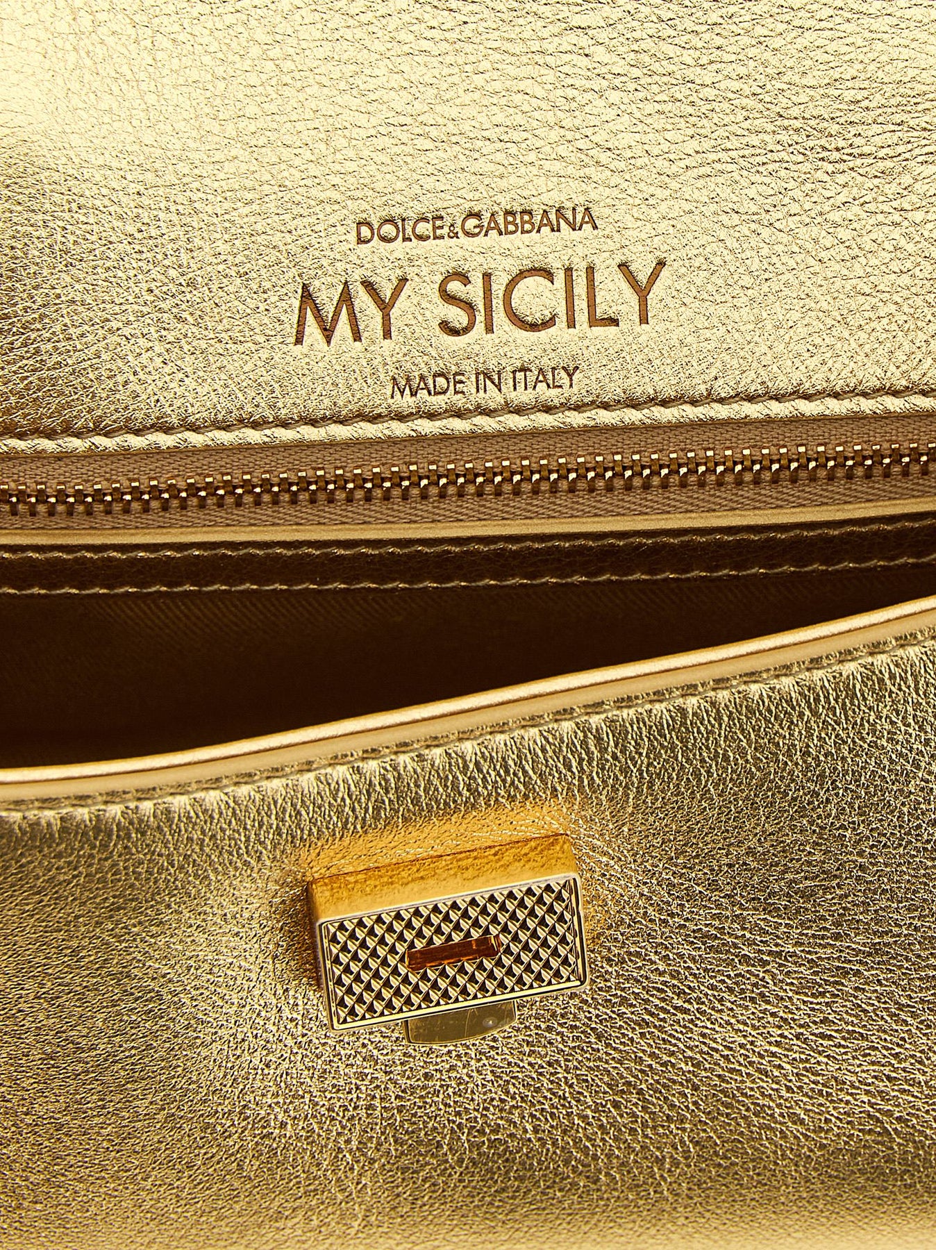 Dolce & Gabbana My Sicily Hand Bags - Gold | 76360693b8c5b63a78357f66ce384c43db8727e4
