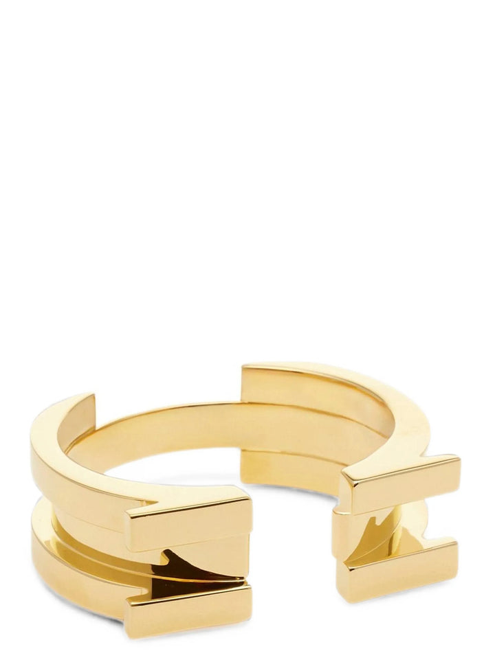 Elisabetta Franchi Logo Bangle Jewelry - Gold | a3dd6e2d2667d0a7e23b6377e2f5b75892bf5d18