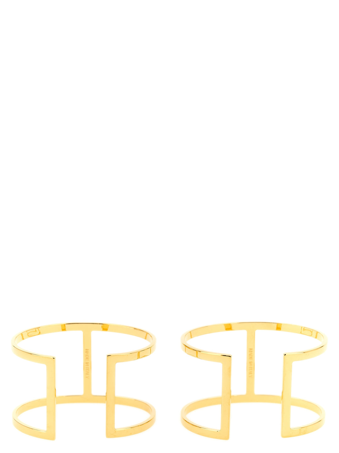 Elisabetta Franchi Logo Bracelet Set Jewelry - Gold | 1502078a46432e1abc8a720fd0ef48f8c055ed6d