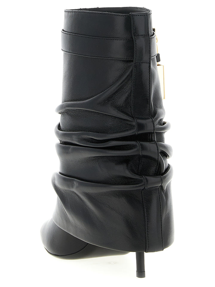 Givenchy Shark Lock Stiletto Boots and Ankle Boots - Black | d1c24a1d84e36065c9bdce0a966f1d42ac10b145