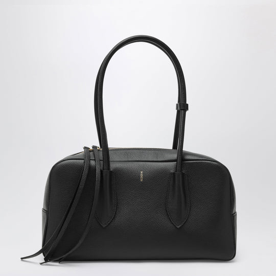Betty Black Bag In Grained Leather