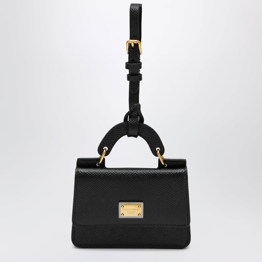 Dauphine-Printed Calfskin Card Holder In Black