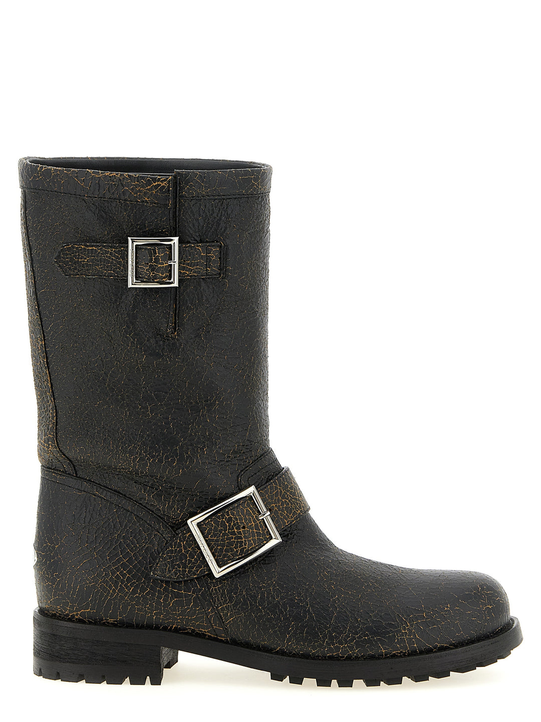 Jimmy Choo Biker Mid Boots and Ankle Boots - Black | 89b33e1e466219760901e62af717b5c7b13976b9